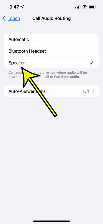 how to turn on speaker on iPhone