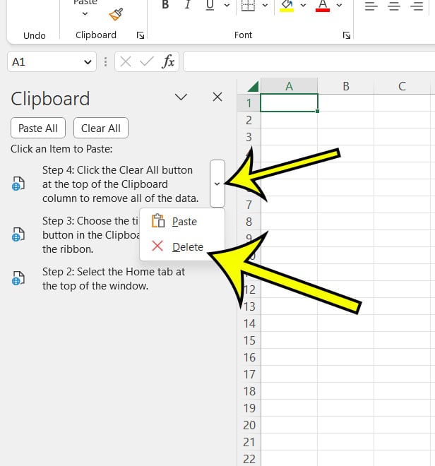 How to Clear the Clipboard in Excel for Office 365 Live2Tech