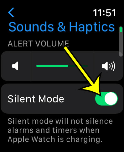 enable Silent Mode