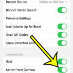 how to turn off iPhone 13 inverted camera